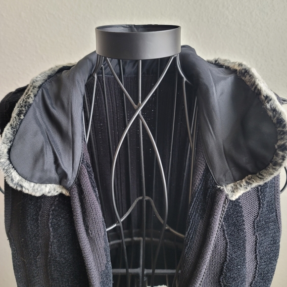 Haley Reserve Vest Faux Collar Full Zip Size M - Picture 13 of 15